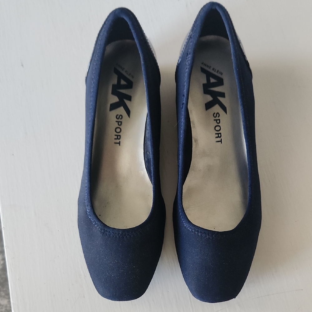Anne Klein Dark Blue Wedges